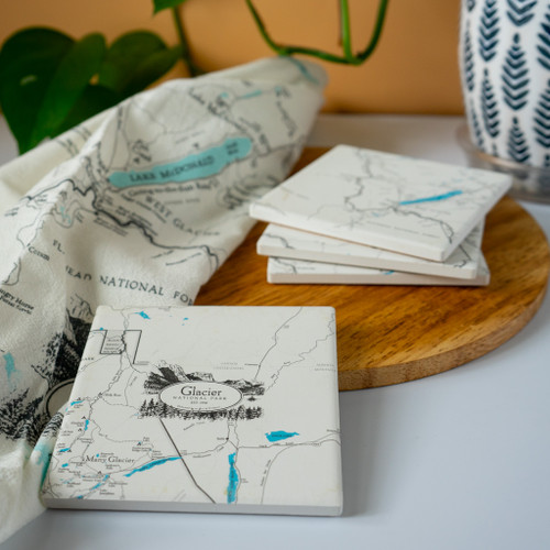 Glacier 4 Piece Coaster Set