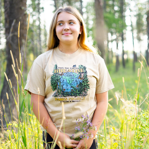 Feel The Earth T-Shirt - Khaki