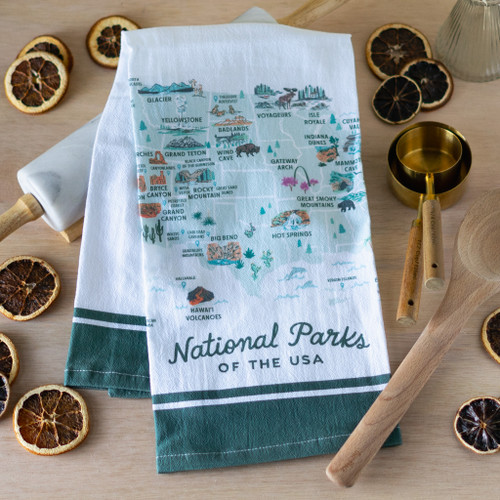 National Parks Tea Towel