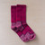 Tough Cutie Eve Crew Socks - Hot Pink