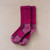 Tough Cutie Eve Crew Socks - Hot Pink
