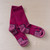 Tough Cutie Eve Crew Socks - Hot Pink