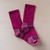 Tough Cutie Eve Crew Socks - Hot Pink