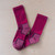 Tough Cutie Eve Crew Socks - Hot Pink