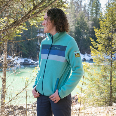 GNPC Cotopaxi Teca Fleece - Aqua (women's) - Glacier National Park