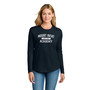 Next Level Apparel Women’s Cotton Relaxed Long Sleeve Tee