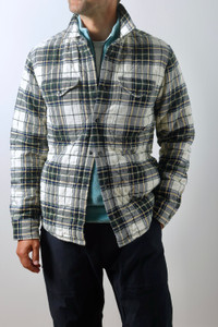 Quilted Flannel Shirt Jacket
