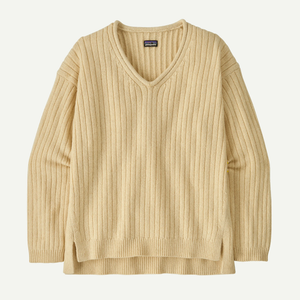 Recycled Wool Blend V-Neck