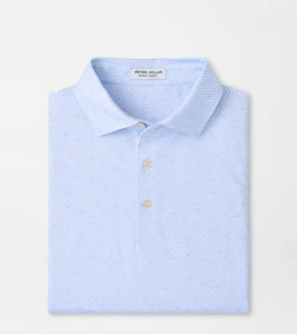 Geo Skull Performance Jersey Polo