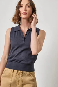 Sleeveless Polo-26