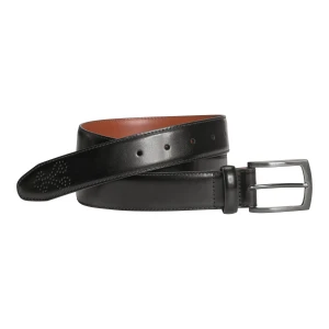 Perforated Dress Leather Belt