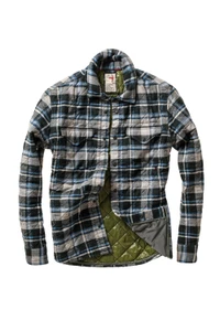 Quiletd Flannel Shirt Jacket