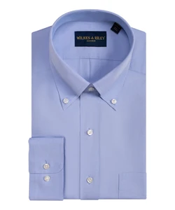 Pinpoint Oxford Button-Down Collar