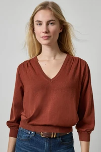V-Neck Blouson