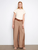 Satin Belted Wide Leg