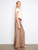 Satin Belted Wide Leg