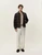 Check Wool Zipper