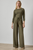 Pleated Pull-On Pant
