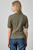 Collared Split Neck Top