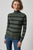 Stripe Turtleneck Sweater