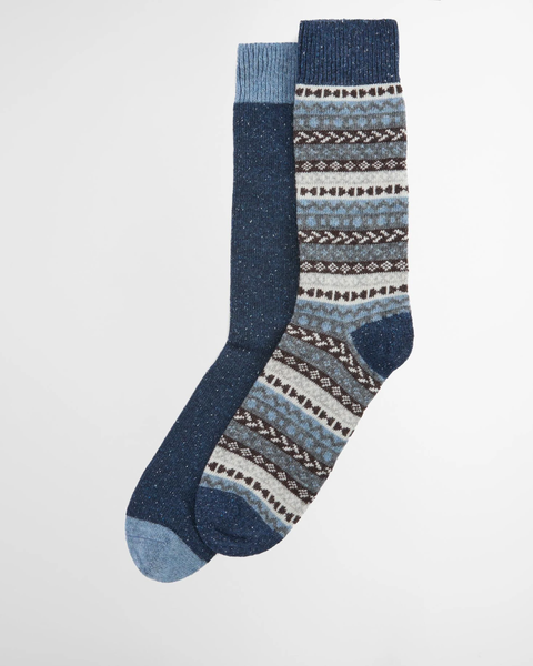 Fair Isle Sock 2 Pack