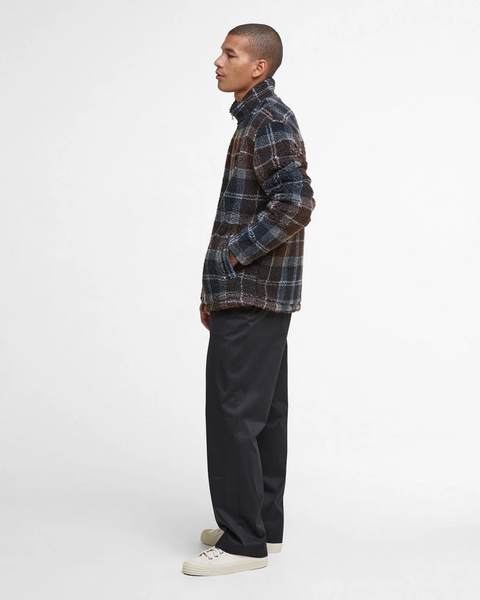 Tartan Fleece Zip Through
