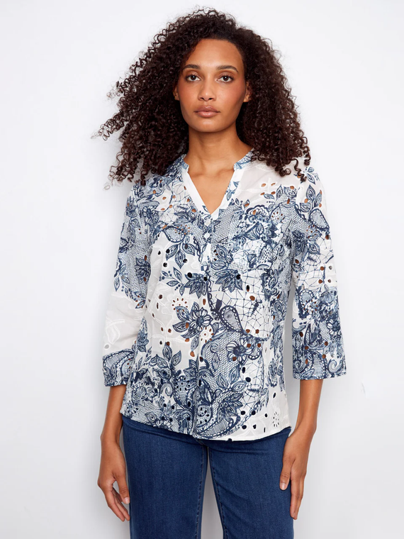 Eyelet Henley-26