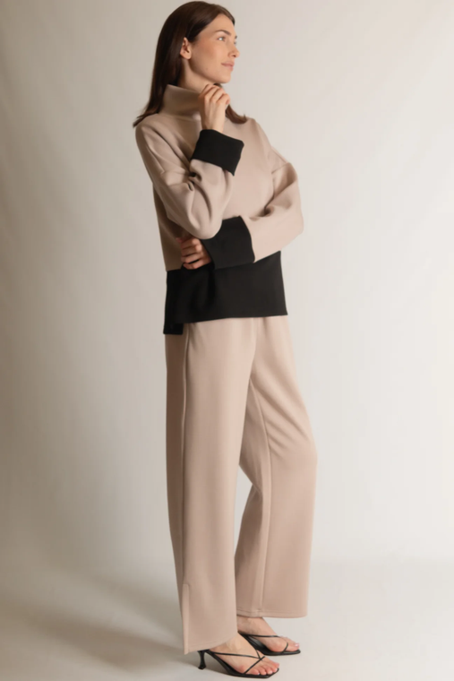 Wide Leg With Bottom Slits-26