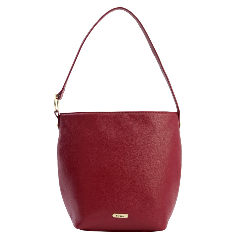 Cedar Leather Bucket