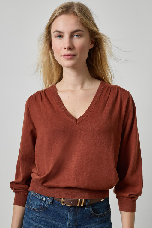 V-Neck Blouson
