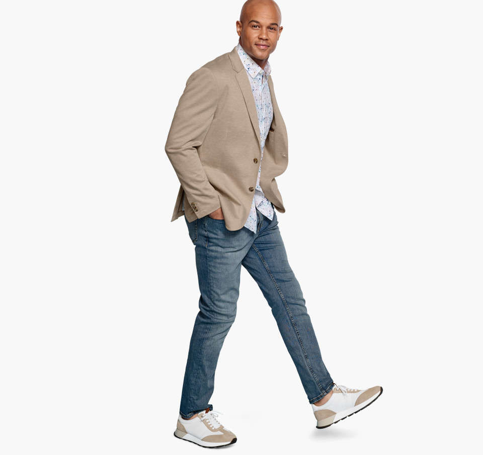 XC Flex® Knit Blazer (Tan)