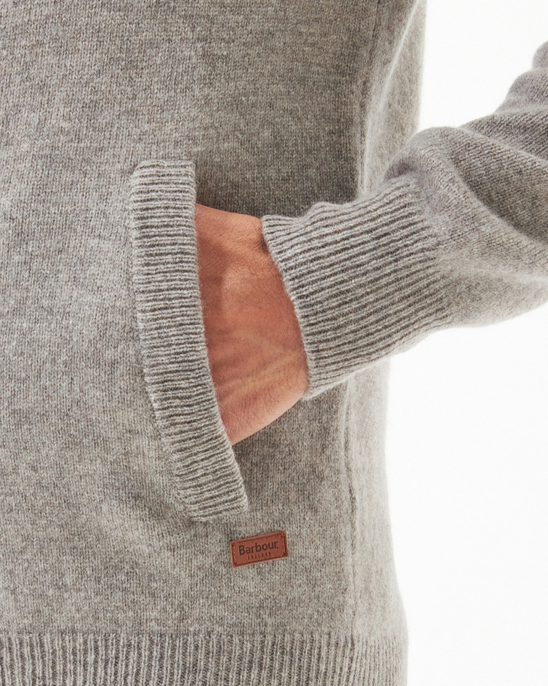 Essential Patch Zip Through Knitted Essential Patch Zip Through Knitted