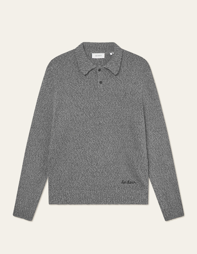 Billy Mouliné Long Sleeve Polo Billy Mouliné Long Sleeve Polo