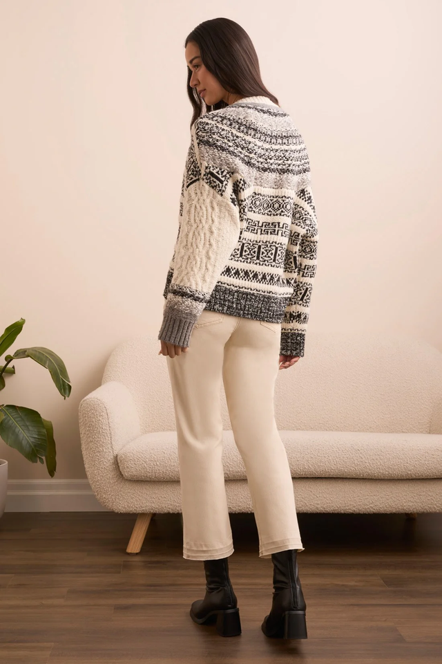 Button Front Sweater Cardigan