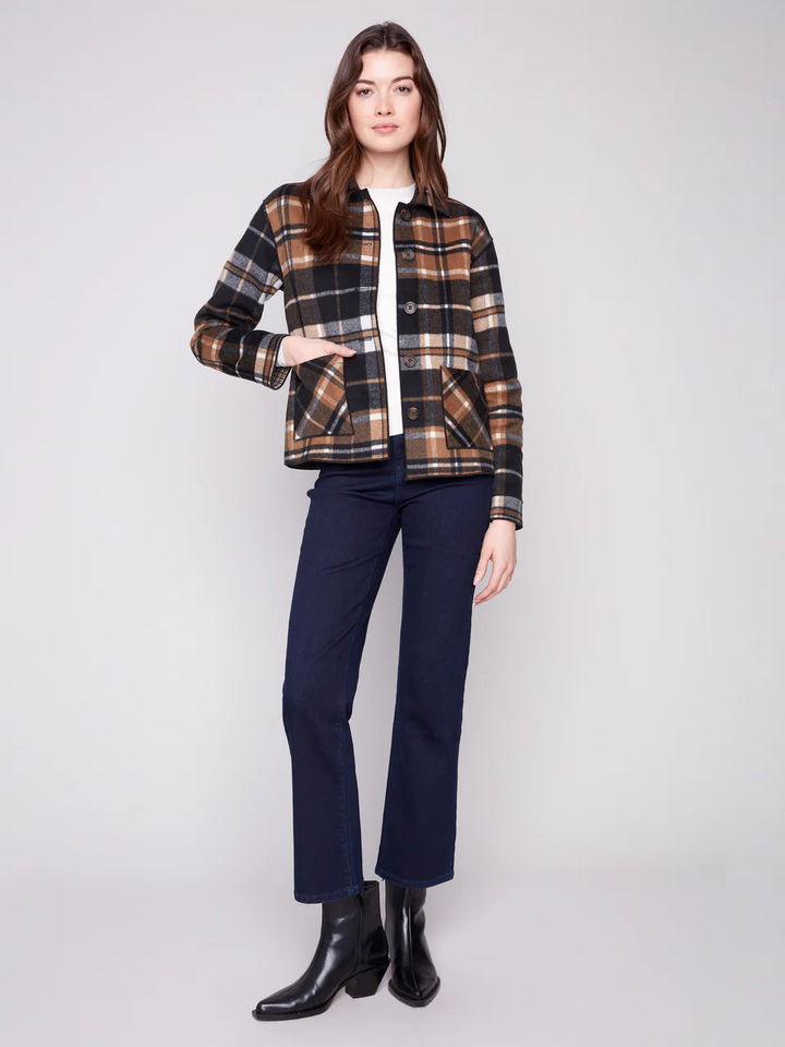 Reversible Plaid Jacket