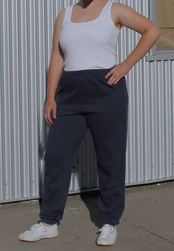 No-Cuff Sweatpants with Pockets 