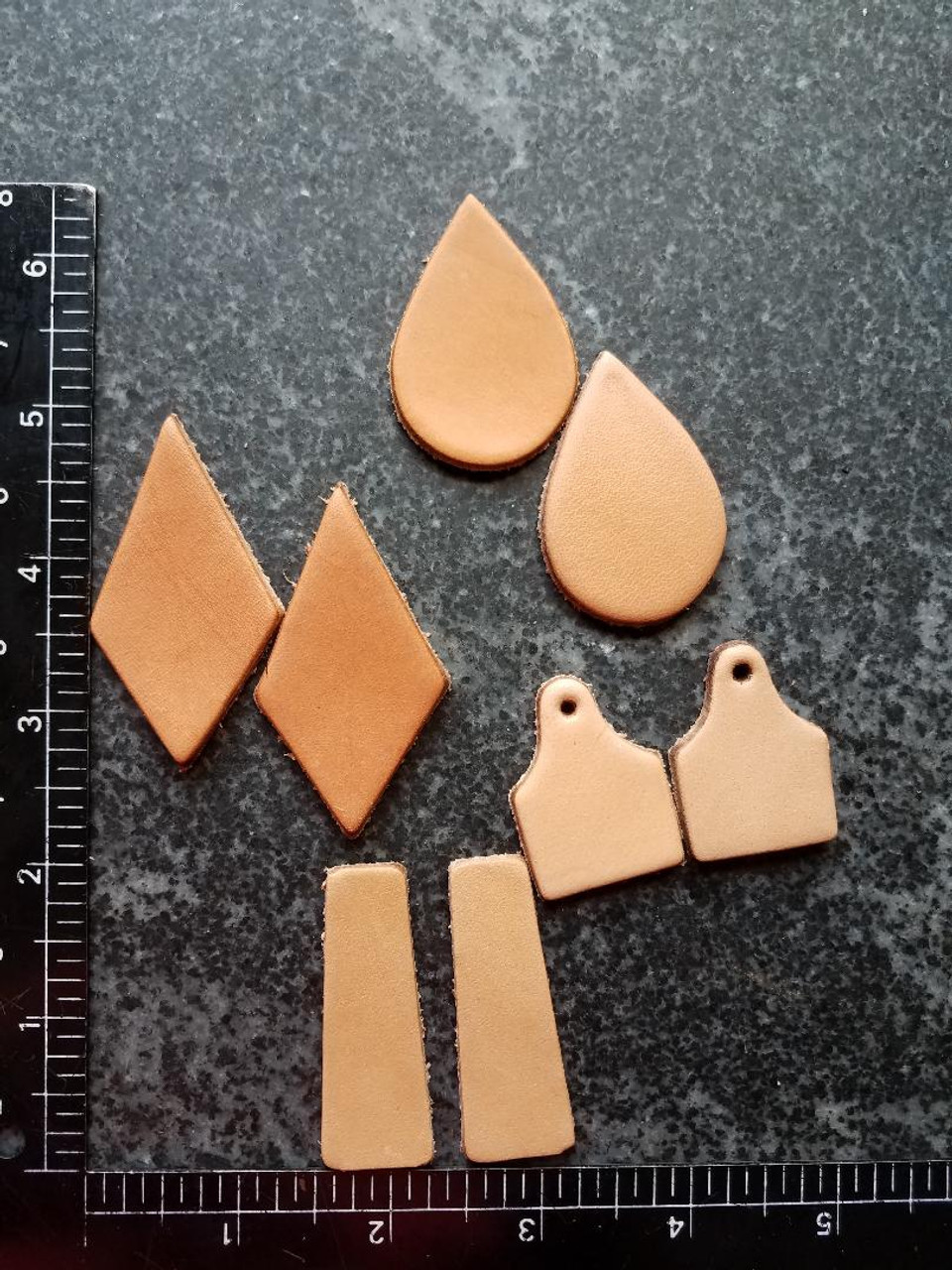 Bulk Leaf Earring Blanks (30 Pairs)