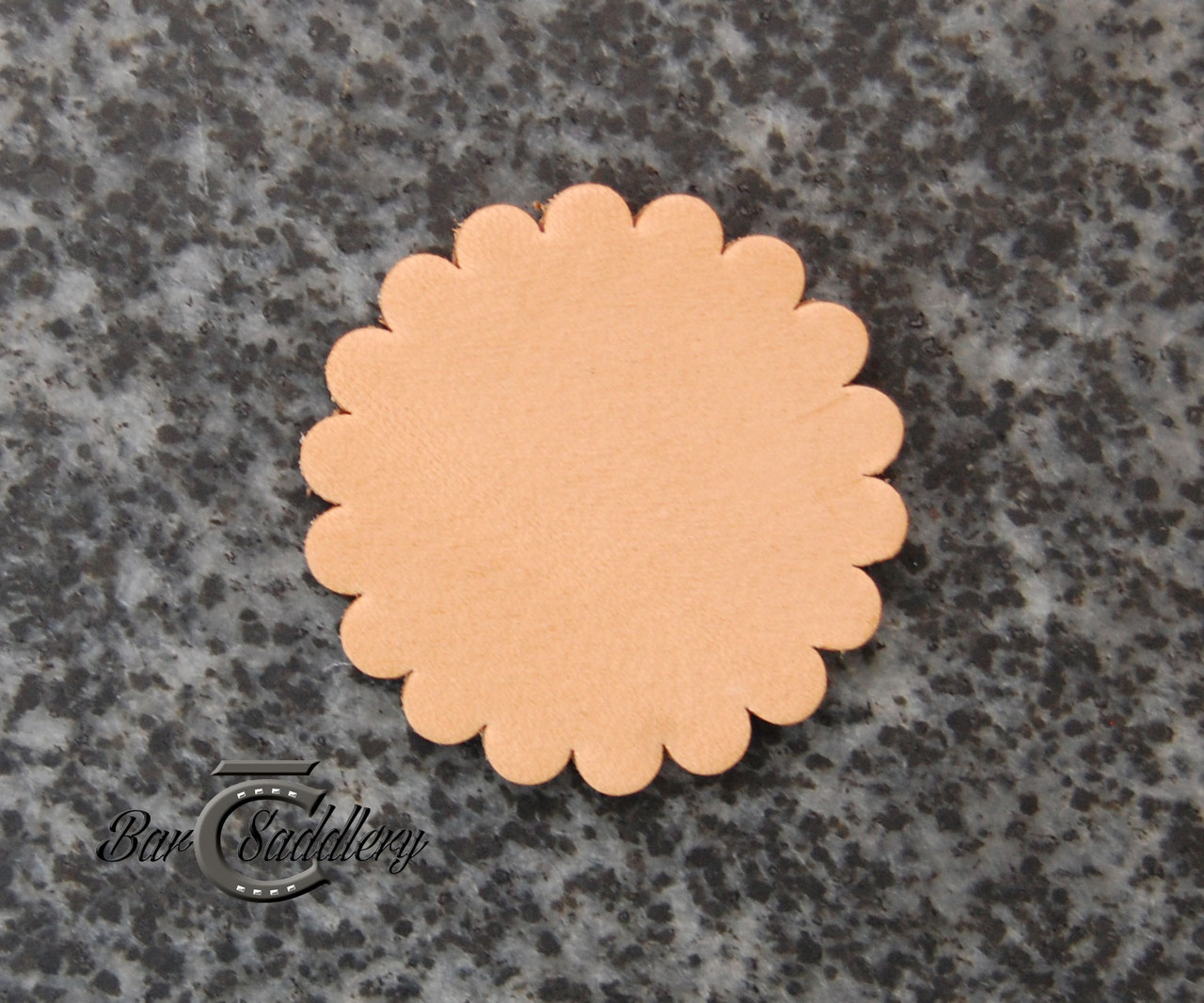 Die Cut Leather Concho Blanks 1.75