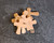 Bulk die cut vegetable tanned leather crosses. Great for DIY saddle crosses