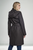 Black Alexa Waterproof Trenchcoat Back