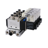 U.S. Solid 4V210-08 2 Position 5 Way 4 Pneumatic Solenoid Valves Manifold Base, DC 12V