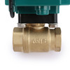 1/2” Smart Motorized Ball Valve – Remote Control Brass Electrical Ball Valve with Manual Switch, 5V DC USB