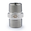U.S. Solid 304 Stainless Steel Lead Free 6000 psi High Pressure Hex Nipple, 1" x 1" NPT Male Thread Pipe Adapter(1 pc)