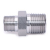 U.S. Solid 304 Stainless Steel Lead Free 6000 psi High Pressure Hex Nipple, 1/2" x 3/8" NPT Male Thread Pipe Adapter(1 pc)