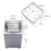 U.S. Solid 2 L Ultrasonic Cleaner, 40 KHz Stainless Steel Ultrasonic Cleaning Machine with Digital Timer and Heater