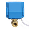 Motorized Ball Valve- 1/4” Brass Electrical Ball Valve with Full Port, 9-24 V AC/DC, 2 Wire Auto Return by U.S. Solid