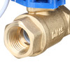 Motorized Ball Valve- 1/2" Brass Electrical Ball Valve with Manual Function, Full Port, 9-24V AC/DC and 3 Wire Setup by U.S. Solid