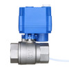 Motorized Ball Valve- 1" Stainless Steel Electrical Ball Valve with Manual Function, Full Port, 9-24V AC/DC and 3 Wire Setup by U.S. Solid