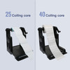 U.S. Solid Label Holder for Shipping Label Rolls and Fan-Fold Labels - Manual Label Rewinder