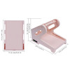 U.S. Solid Pink Label Holder 2 in 1 for Rolls and Fan-Fold Shipping Labels